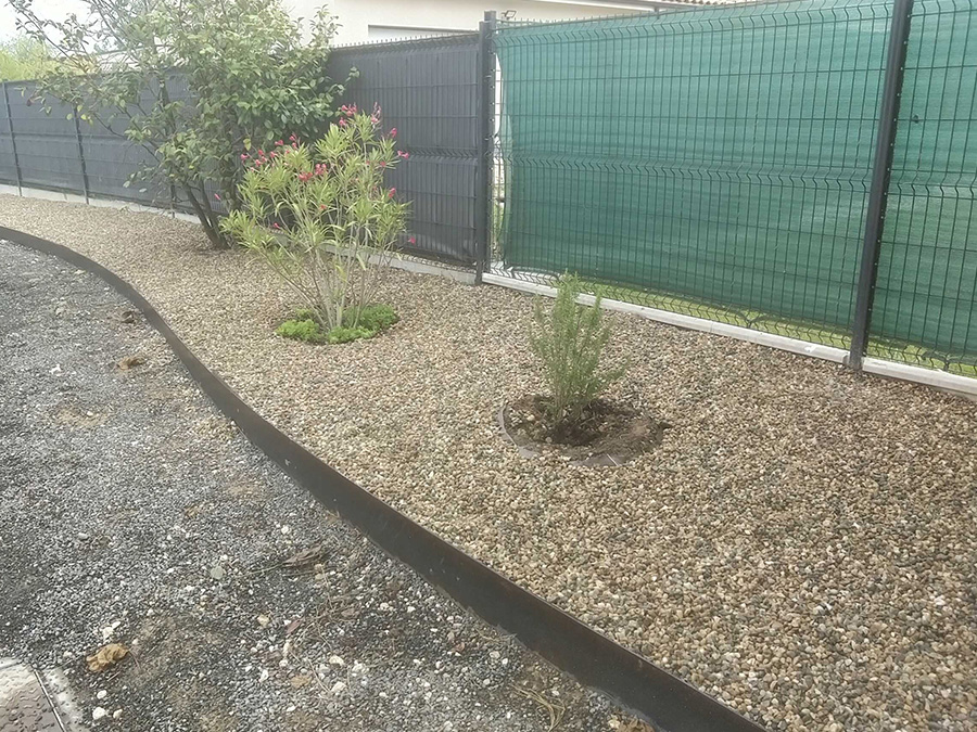 ARBRE JARDIN ENVIRONNEMENT Paysagiste Libourne Bordures Metal 2