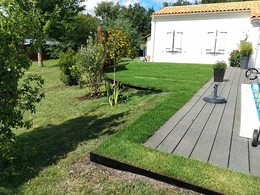 ARBRE JARDIN ENVIRONNEMENT Paysagiste Libourne Bordures Metal 3